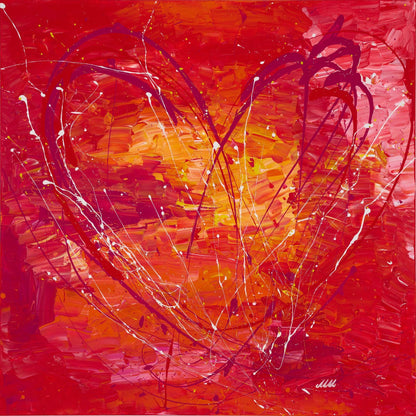 SOLD * Herz in Rot- das Original